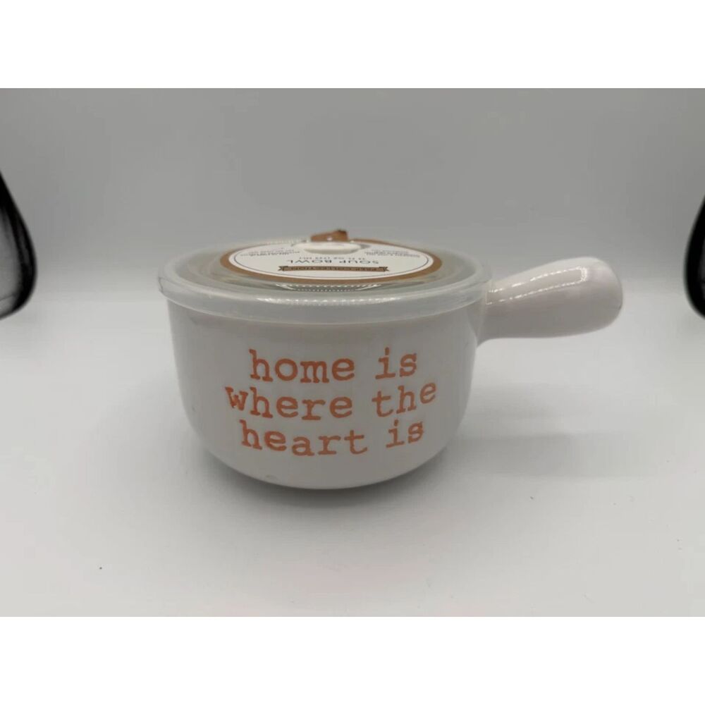 Prep Collection Soup Cereal Bowl 25 FL OZ (739 ML) "Home is Where the Heart Is"